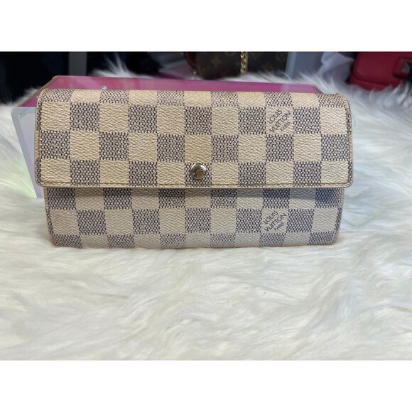 Louis Vuitton Damier Azur Sarah snappy wallet - Picture 1 of 9